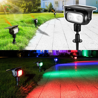 SOLAR SPOT LIGHT MULTICOLOR FOR PATHWAY & GARDEN