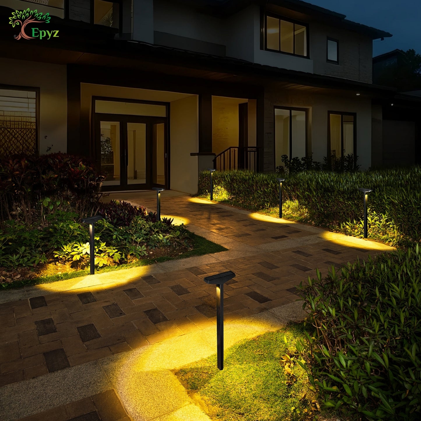 SOLAR PATHWAY LIGHT FOR OUTDOOR (WARM & WHITE COLOUR)