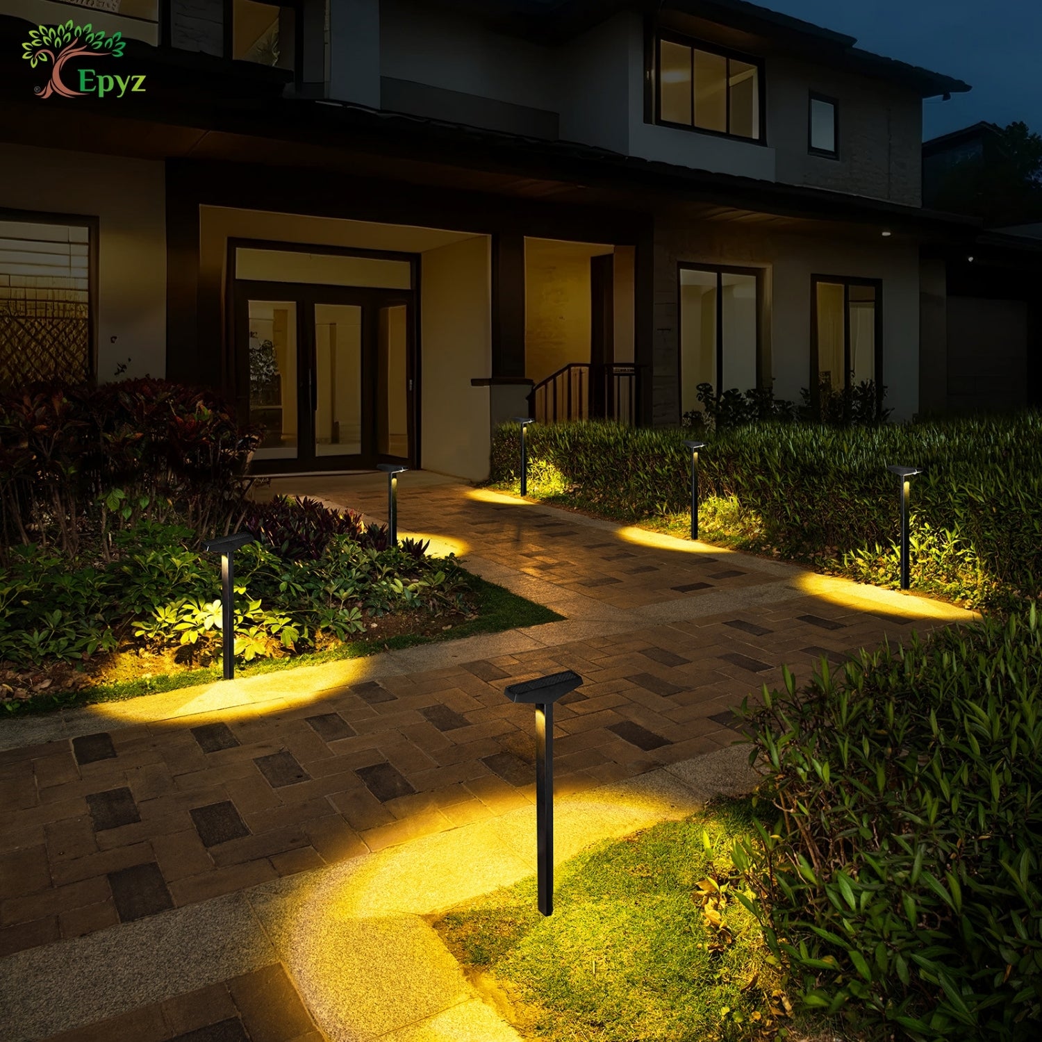 SOLAR PATHWAY LIGHT FOR OUTDOOR (WARM & WHITE COLOUR)