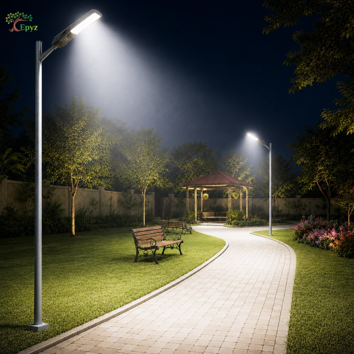 300 WATT SOLAR STREET LIGHT WITH OPTICAL LENS & (220 LED)