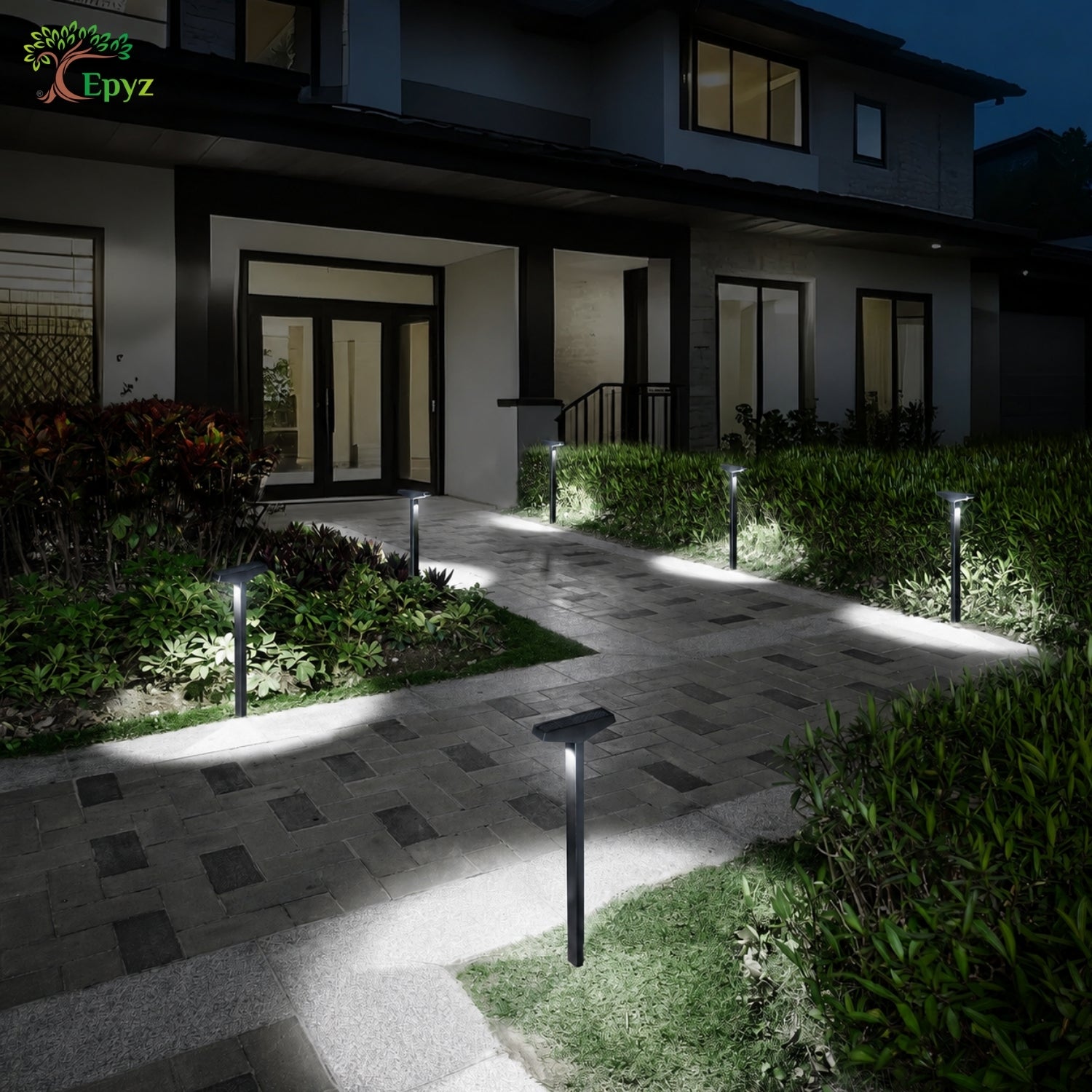 SOLAR PATHWAY LIGHT FOR OUTDOOR (WARM & WHITE COLOUR)
