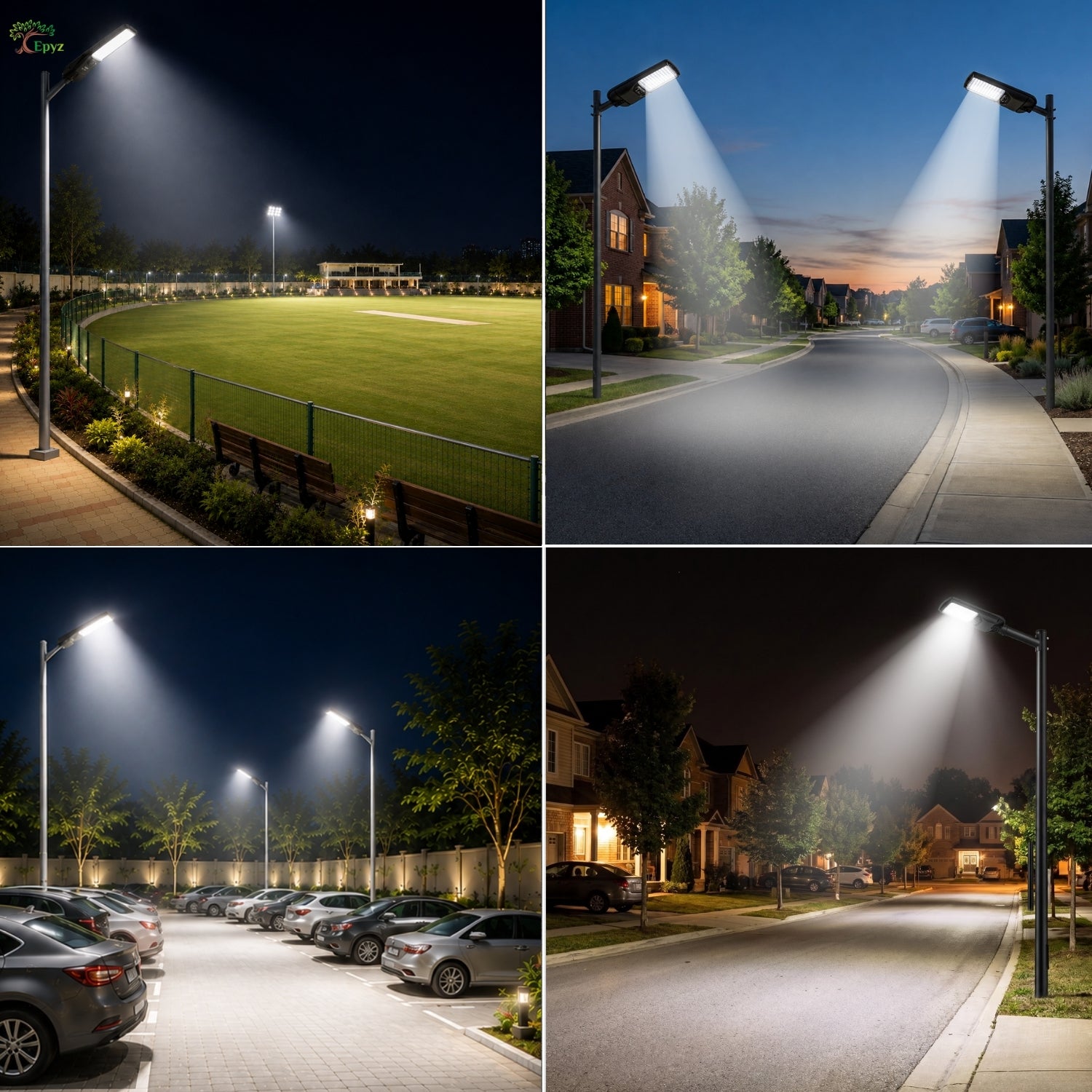 300 WATT SOLAR STREET LIGHT WITH OPTICAL LENS & (220 LED)