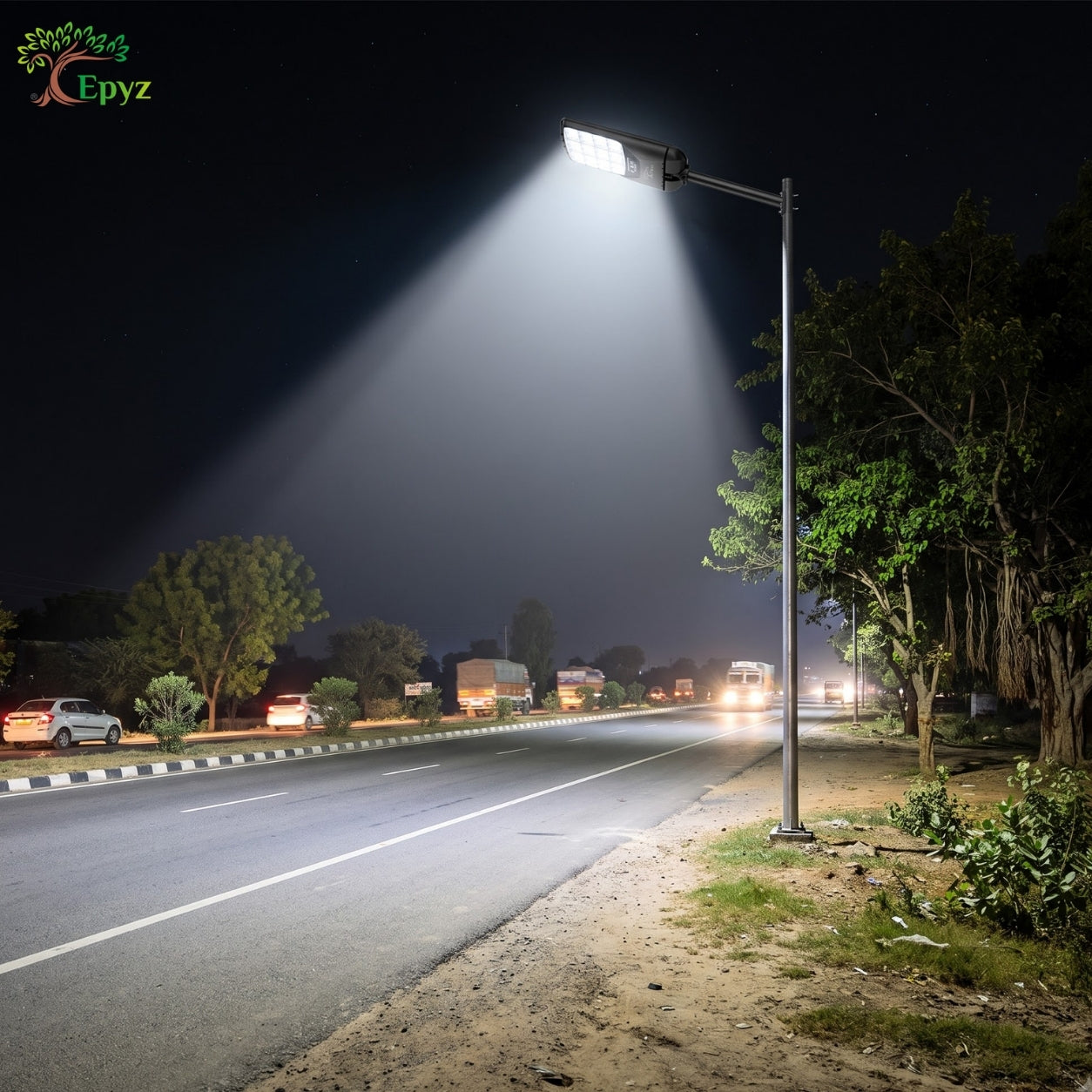 200 WATT SOLAR STREET LIGHT WITH (360 LEDS)