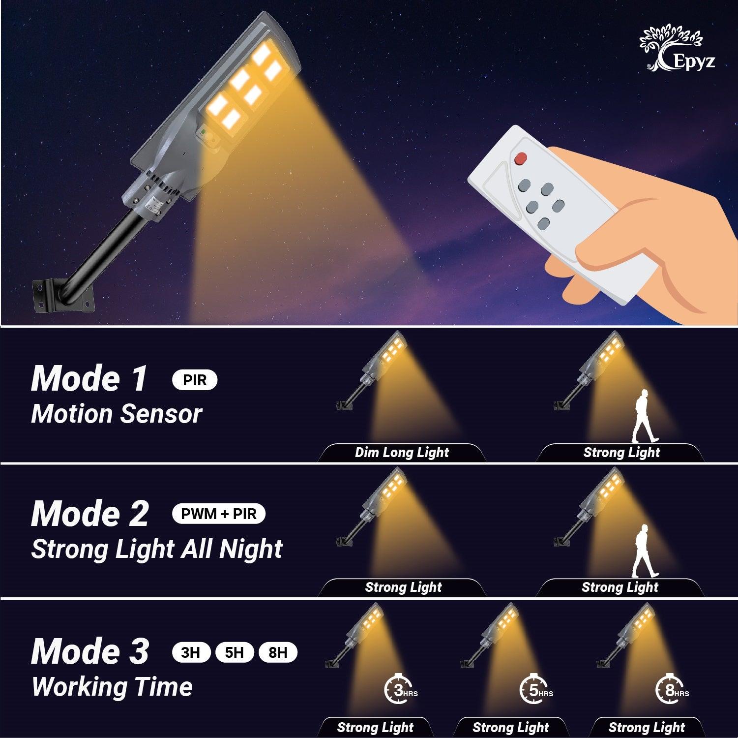 90 watt solar street light