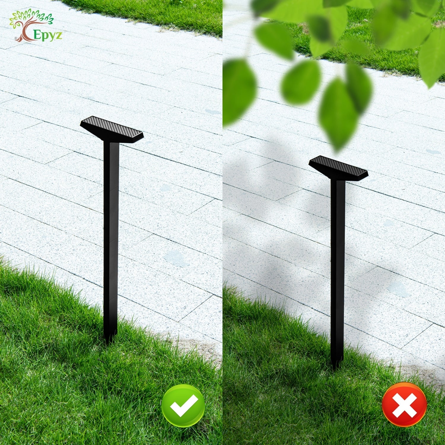 SOLAR PATHWAY LIGHT FOR OUTDOOR (WARM & WHITE COLOUR)