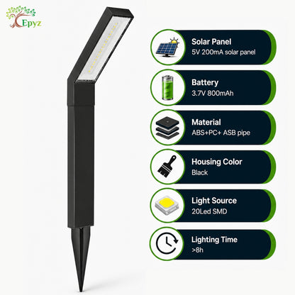 SOLAR PATHWAY LIGHT BRIGHT PATH LIGHTS FOR OUTDOOR