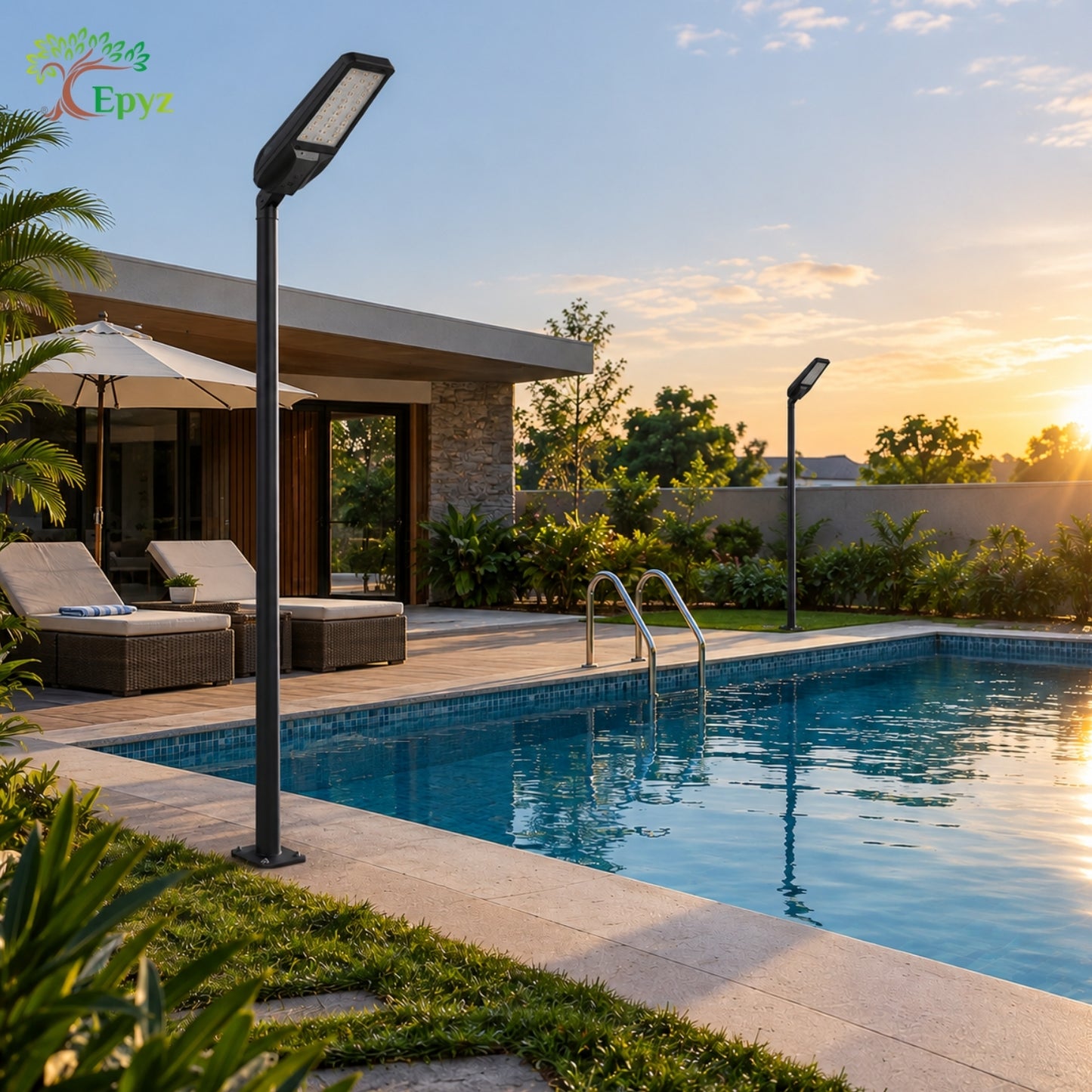 50WATT SOLAR STREET LIGHT WITH OPTICAL LENS LED