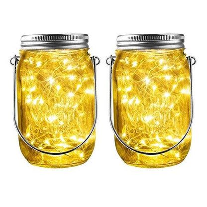 Solar Jar Lights | Glass Hanging Jar Lights