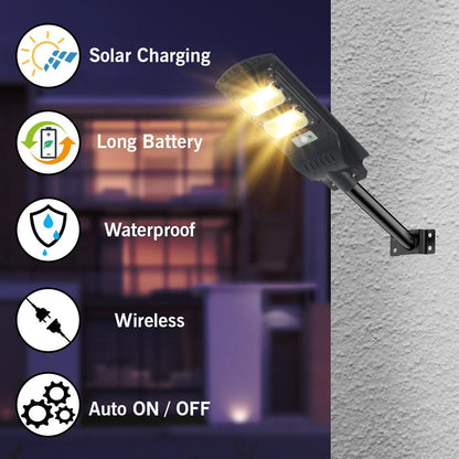 60 Watt Solar Street Lights for Garden ( Warm Light )