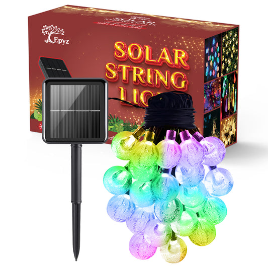 Solar Led Ball Light Hanging Crystal - Epyz