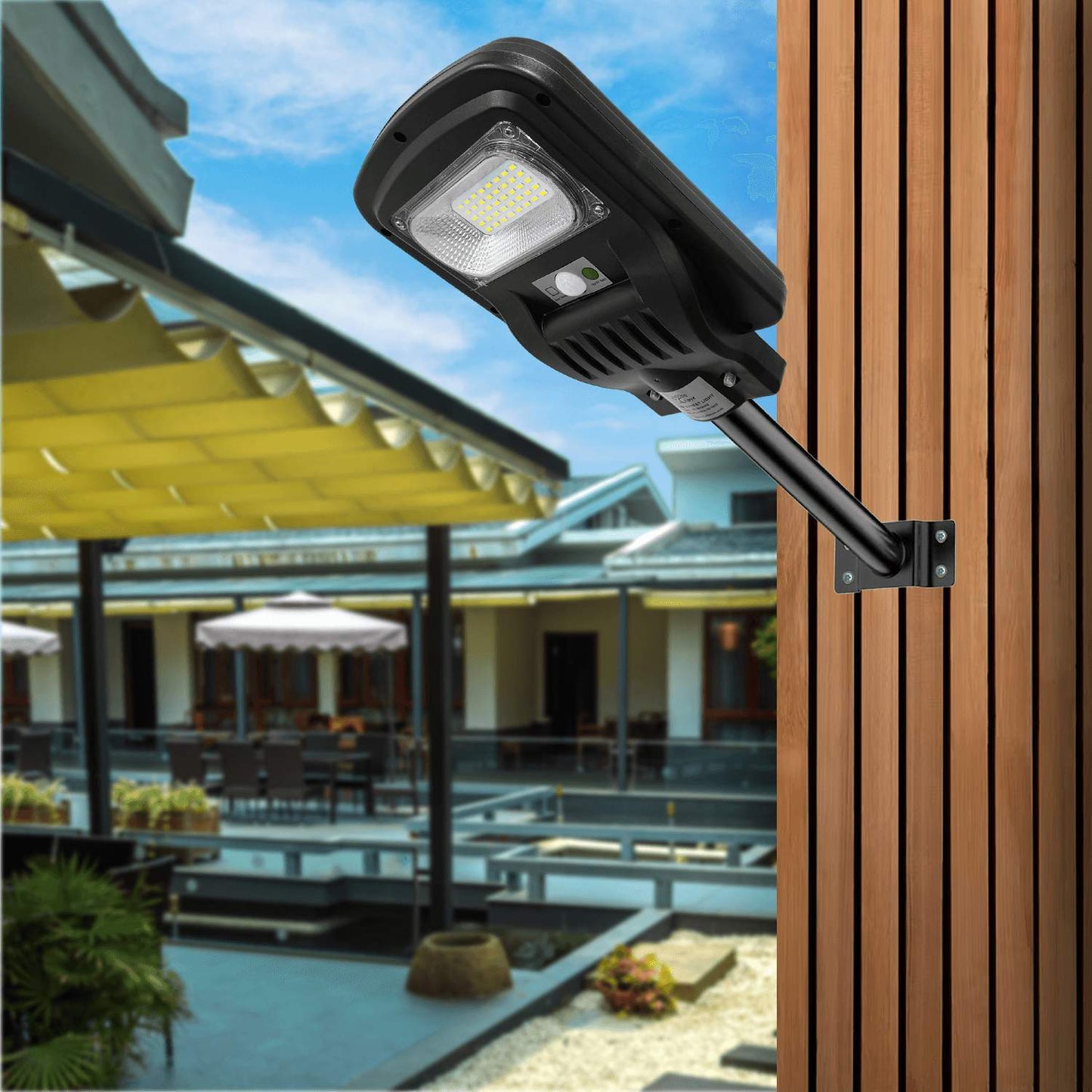 50 Watt Solar Street White Light With Motion Sensor (Without Pole)
