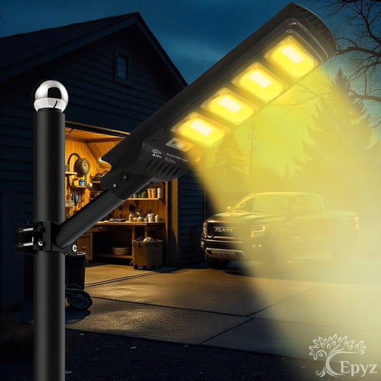 120 Watt Solar Street Warm Lights (With Pole)