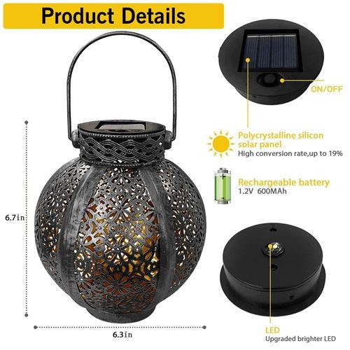 Solar Metal Hanging Lights | Home Decoration Hanging Lights