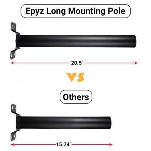 Epyz Black Mounting Long Pole