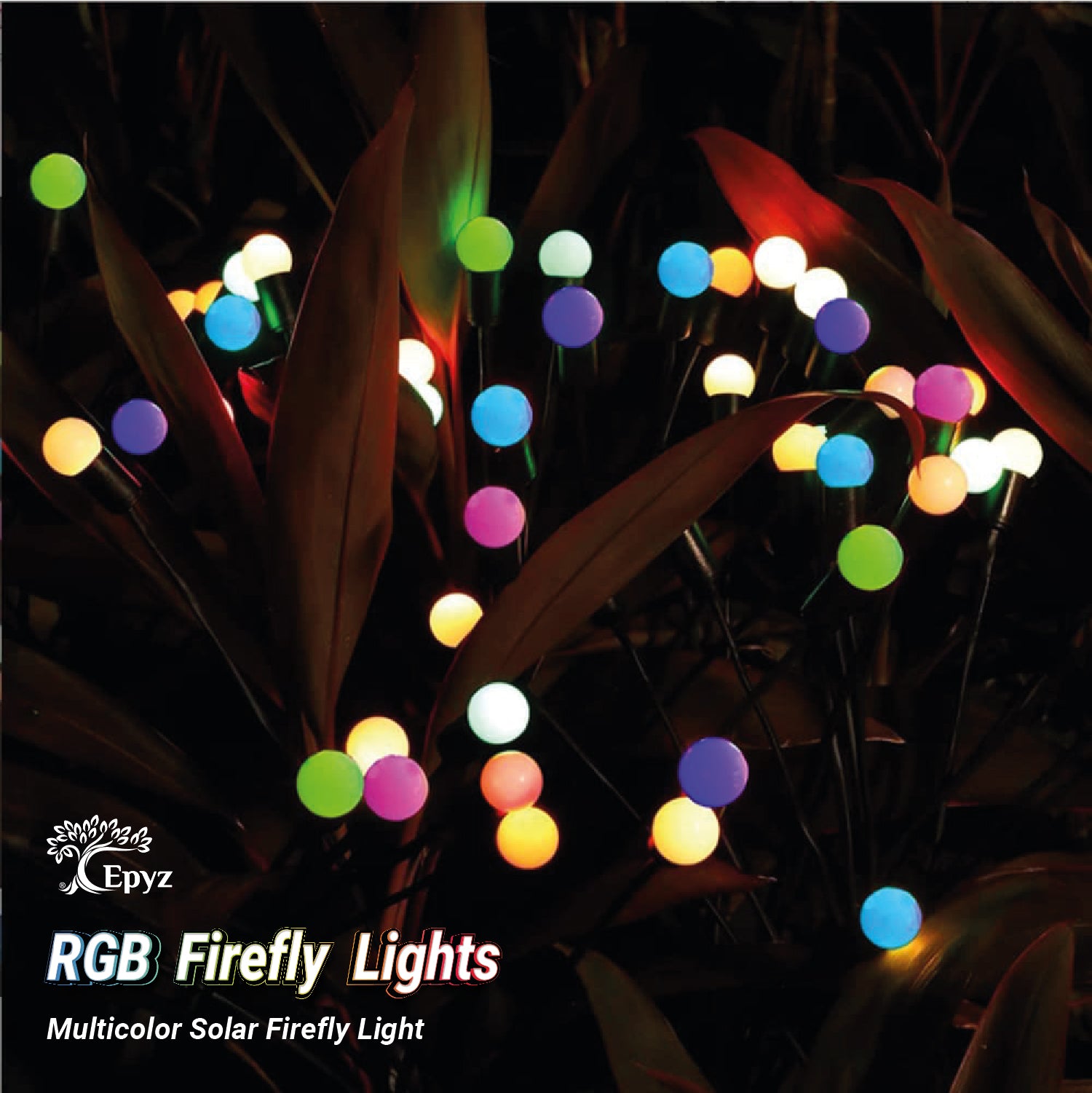 Firefly Lights | Solar Firefly Multicolor Lights