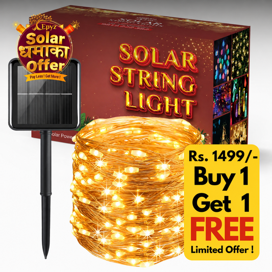Solar String lights 100 LED - Solar For Nature( Buy 1 Get 1 Free ! )