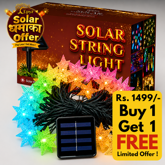 Solar Star String Lights For Outdoor( Buy 1 Get 1 Free ! )