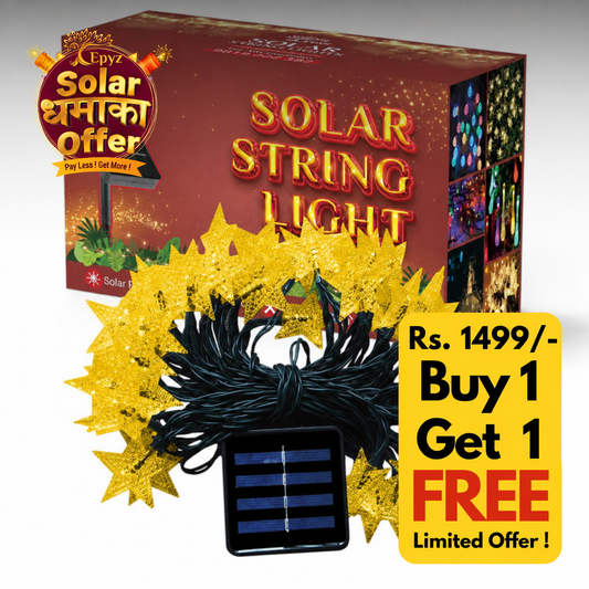 Solar Star Decoration Warm Light - Epyz ( Buy 1 Get 1 Free ! )