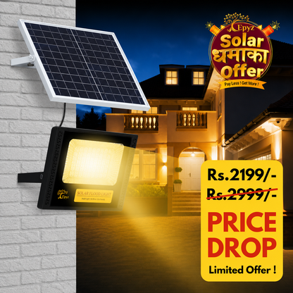 50 Watt Solar Flood Light (Warm Light)
