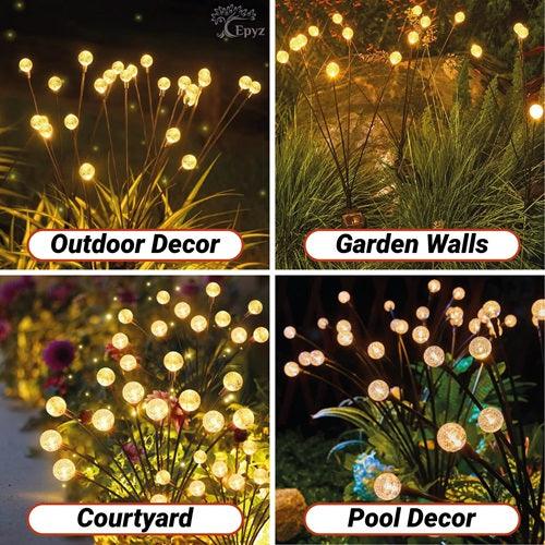 Firefly Solar Lights | Solar Crystal Ball Firefly Lights