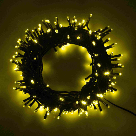 100 LED Solar Yellow String Light( Buy 1 Get 1 Free ! )