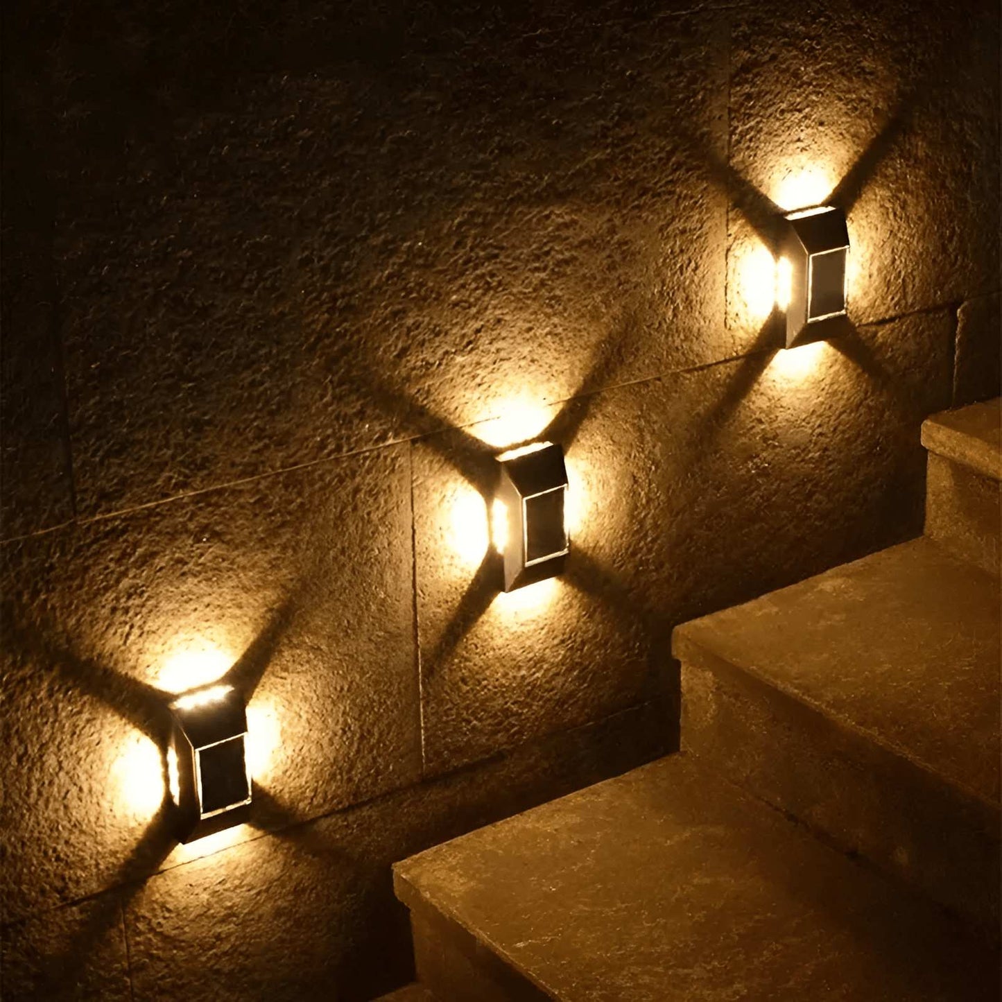 Solar 12 LED Wall Light