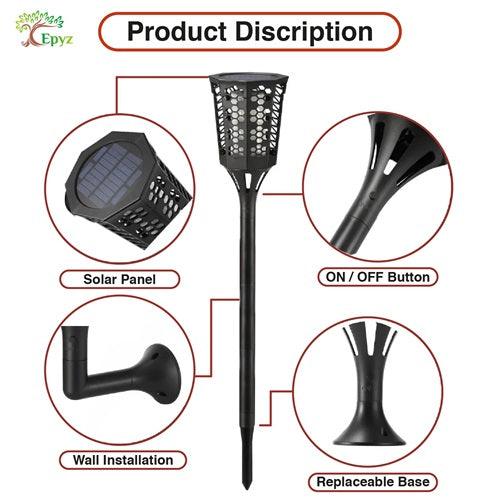 Solar Decorative Garden Lights Hexagon Mashaal