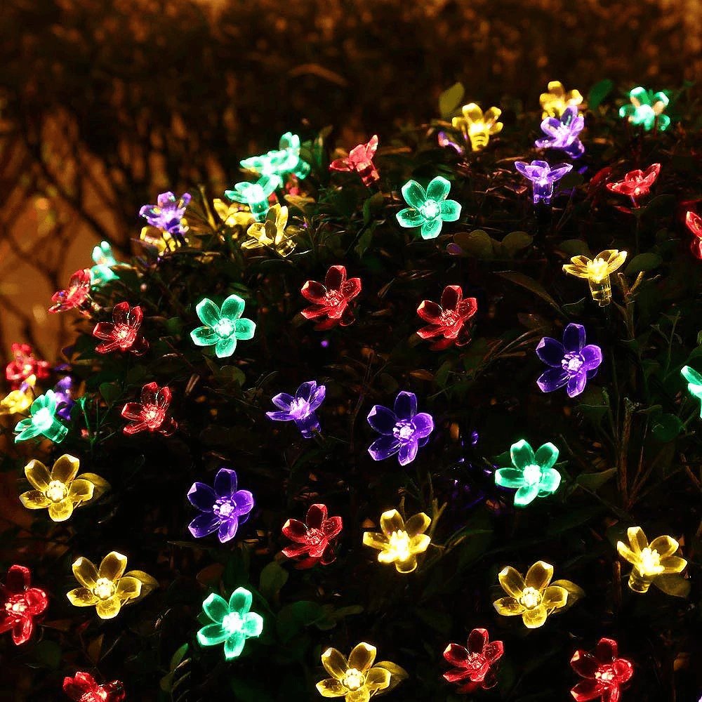 Solar Flower Lights For Home Decor Multicolour - Epyz( Buy 1 Get 1 Free ! )