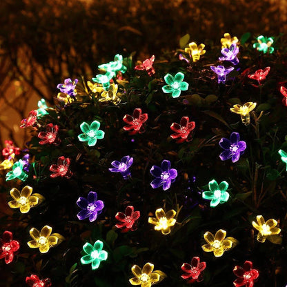 Solar Flower Lights For Home Decor Multicolour - Epyz( Buy 1 Get 1 Free ! )