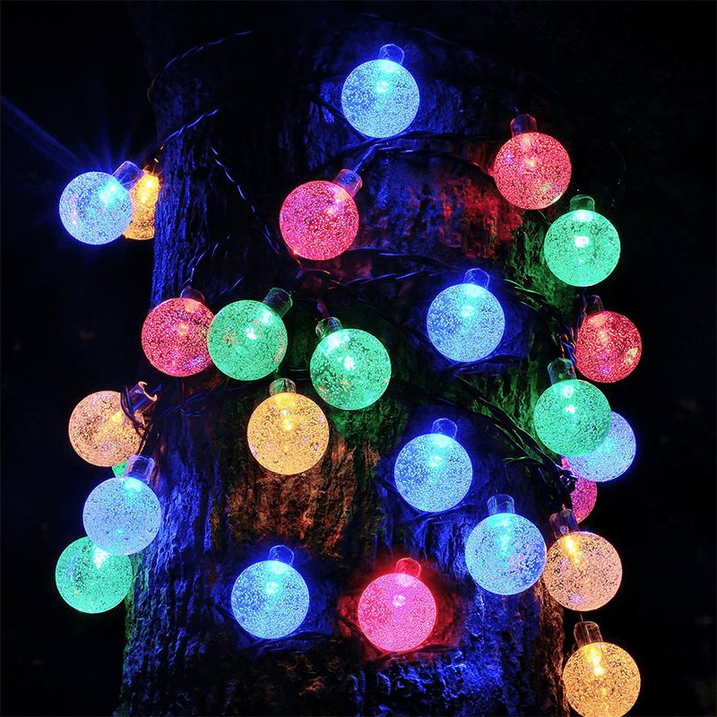 Solar Crystal Ball String Multicolour Light- Epyz( Buy 1 Get 1 Free ! )