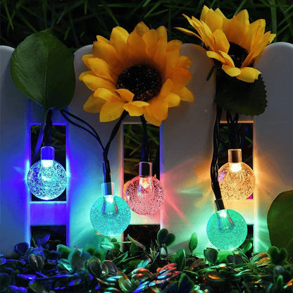 Solar Crystal Ball String Multicolour Light- Epyz( Buy 1 Get 1 Free ! )