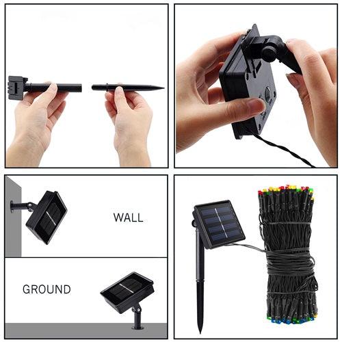 Solar Room Decor Lights 100 Led Multicolor - Epyz