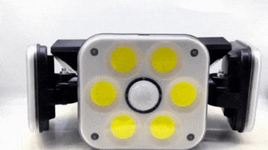 Solar Security Light | Solar 3 Head Motion Sensor Cob Light