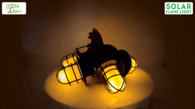 Solar String Flickering Hanging Lights Warm Yellow( Buy 1 Get 1 Free ! )