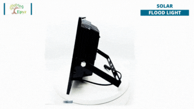 100W outdoor solar flood light