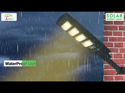 120 Watt Solar Street Warm Lights (With Pole)