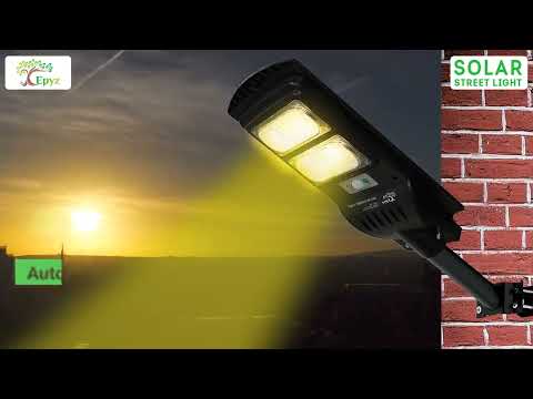 60 Watt Solar Street Lights for Garden ( Warm Light )