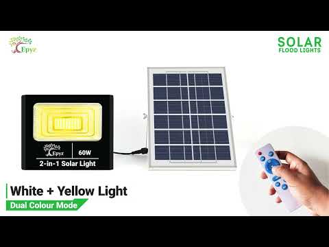 60 Watt Solar Flood Light