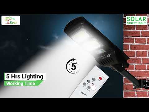 60 Watt Solar Street Lights for Garden (Warm Light )