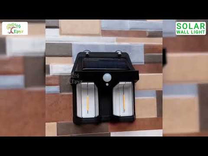 Solar Double Wall Motion Sensor Light (Buy 1 Get 1 Free)