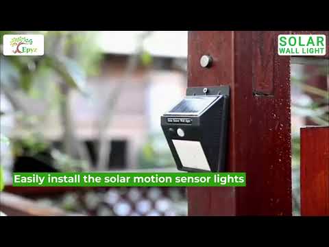 SOLAR MOTION SENSOR WALL LIGHT 20 LED