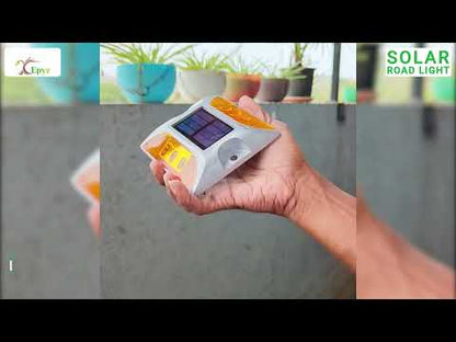 Solar Road Stud Yellow Light (Pack of 2)