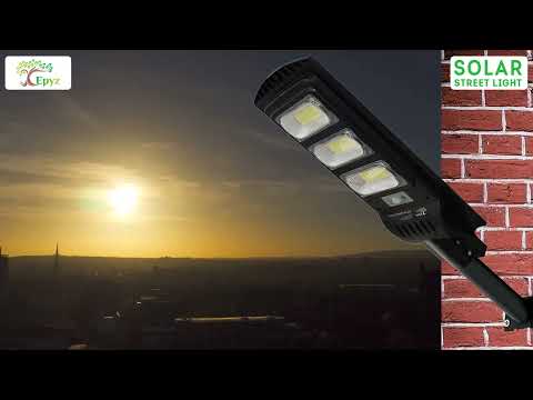 90 Watt Solar Grey Street Warm Lights With Motion Sensor  (Without Pole)