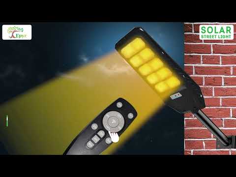 200 Watt Solar Street Light (Warm Light)