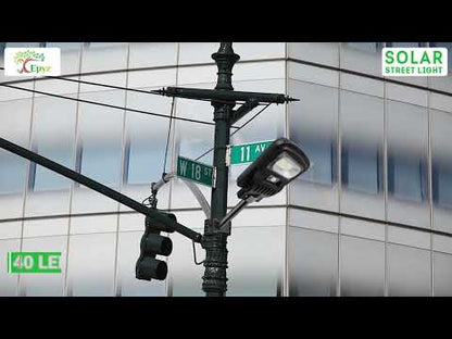 Epyz 50 Watt Solar Street Warm Light