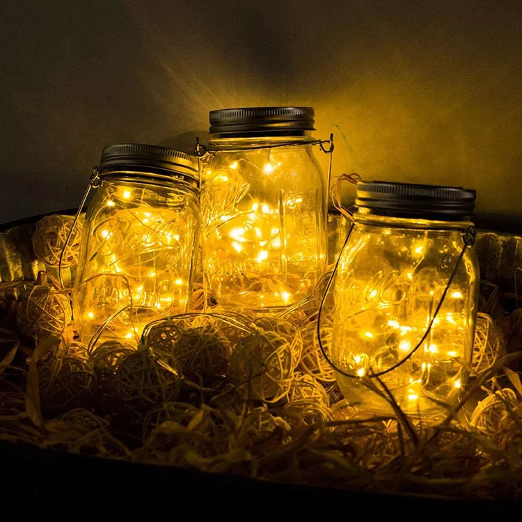 Solar Jar Lights | Glass Hanging Jar Lights