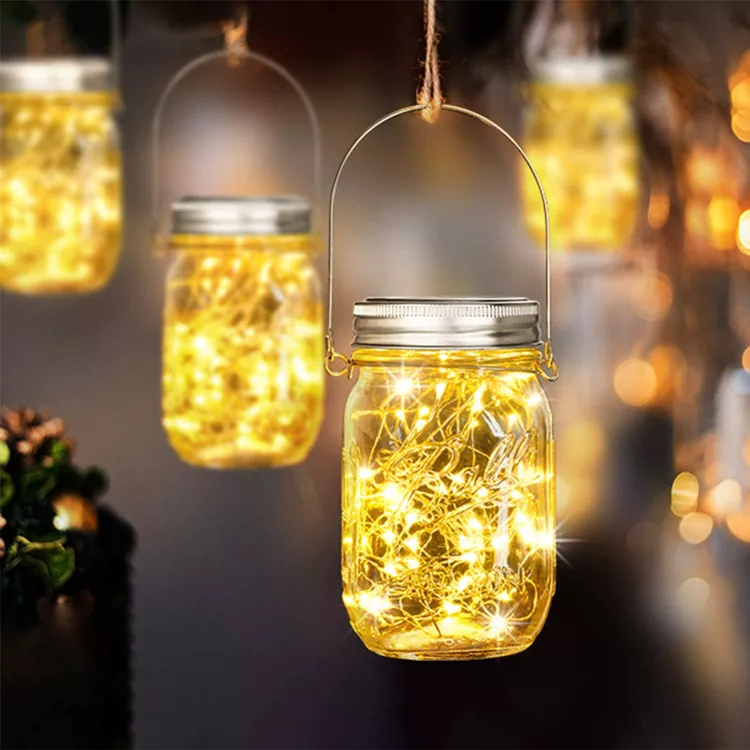 Solar Jar Lights | Glass Hanging Jar Lights – Solar For Nature