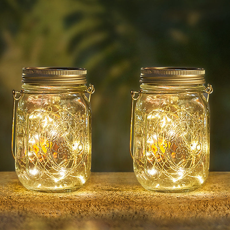 Solar Jar Lights Glass Hanging Jar Lights Solar For Nature