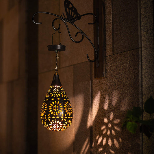 Solar Led Metal Garden Light | Solar Moroccan Garden Light