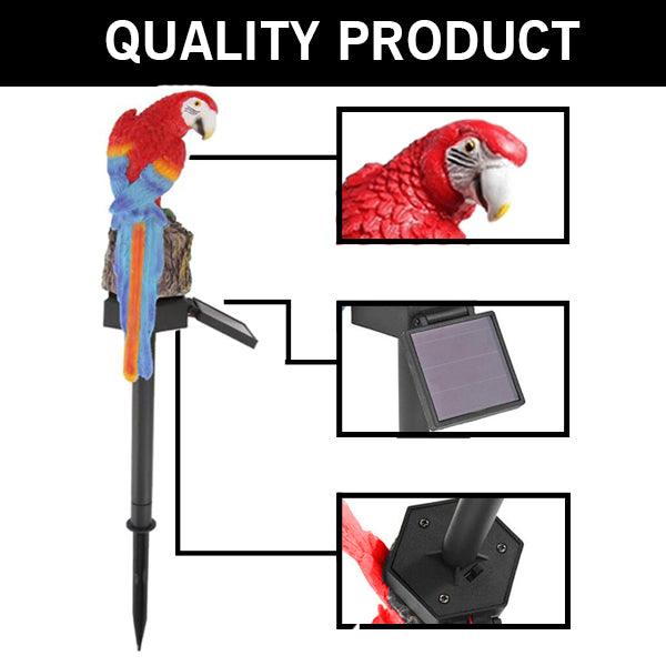 Solar parrot light